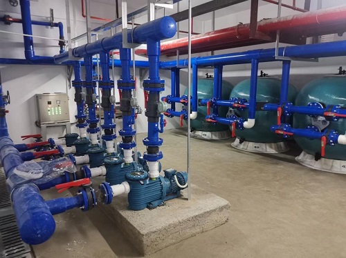 Sanya Gaofu town swimming pool adopts AQUA swimming pool water treatment equipment Sanya Gaofu town swimming pool adopts AQUA swimming pool water treatment equipment