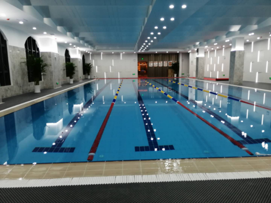 济南乐动健身四店采用爱克全套泳池设备