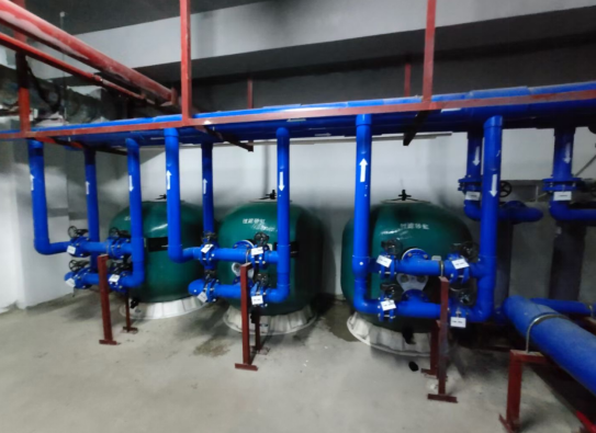 爱克泳池过滤砂缸案例实拍