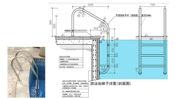 消毒浸脚池池底构造做法